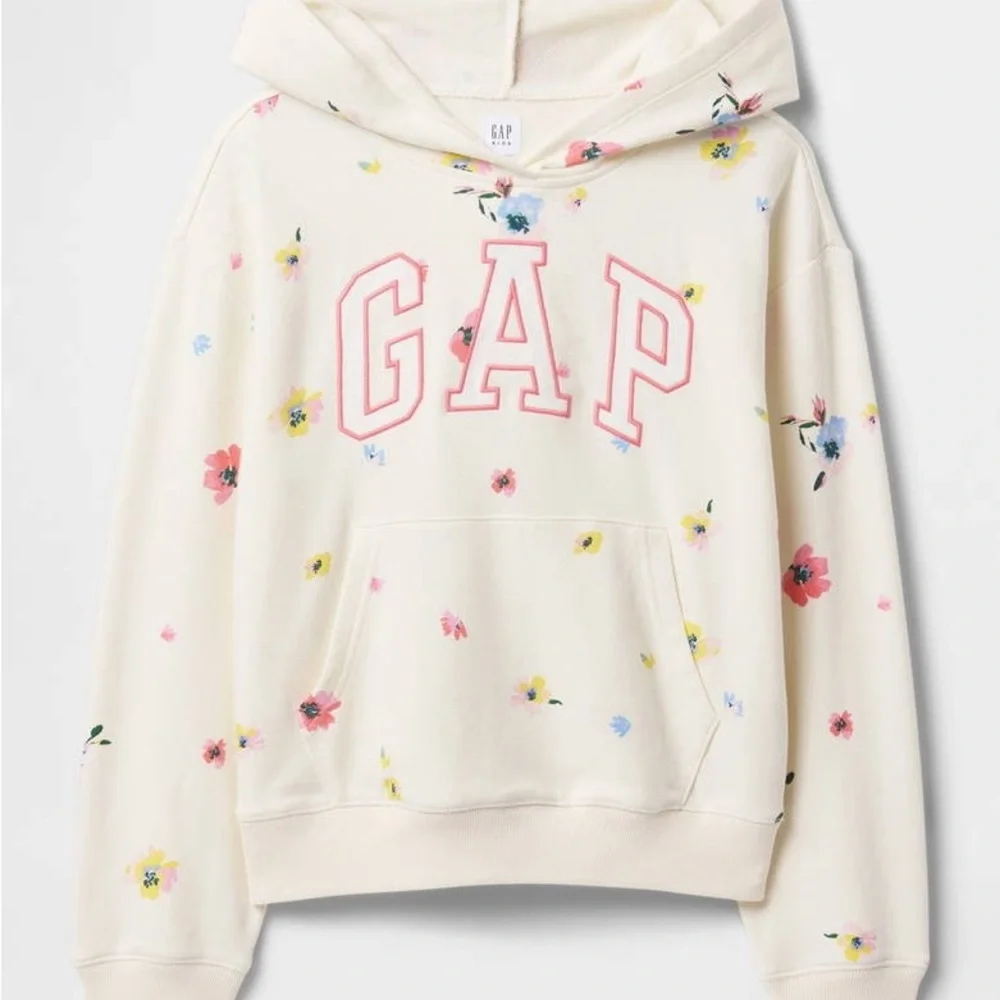 GAP Ivory Sweatsuit with Floral Accents